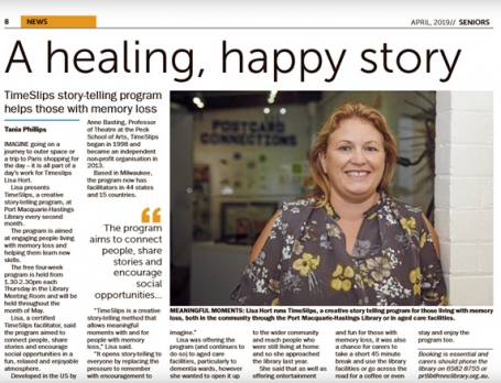 Interview with Seniors News, 2019&nbsp;