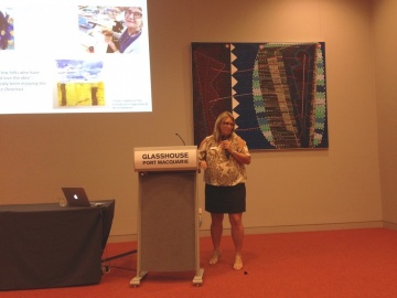 Big Chat presentation on the Post Card Swap Project