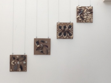 Seniors work on Exhibition at age care home