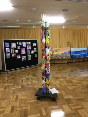 Spirit of Hands Totem, Creativity Has No Age Barriers Exhibition